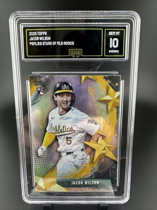2025 Topps Stars of MLB Jacob Wilson #SMLB-31 (RC) GMA 10