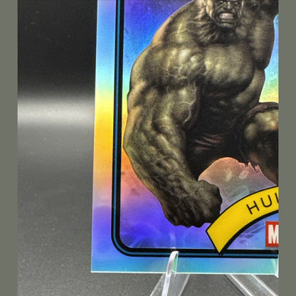 2025 Marvel Topps Chrome Refractor Hulk #128