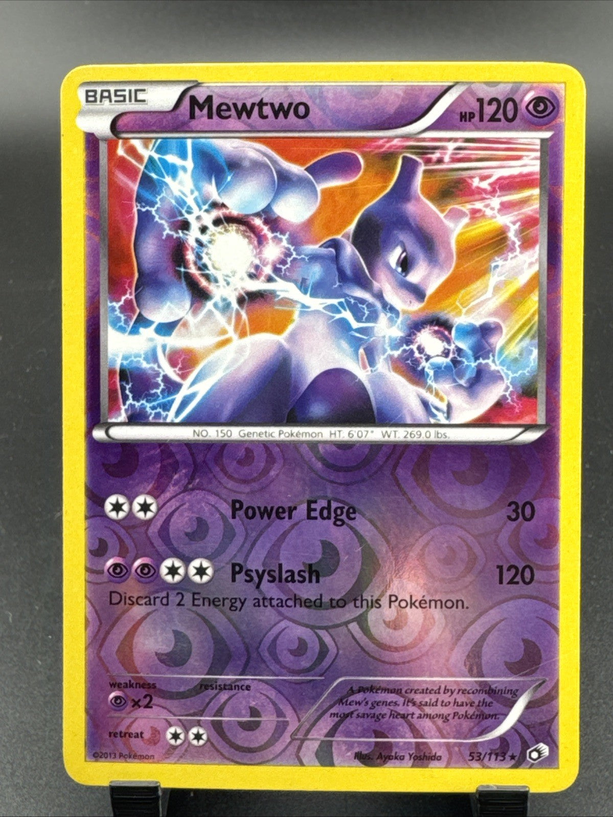 Mewtwo 53/113 Legendary Treasures Reverse Holo