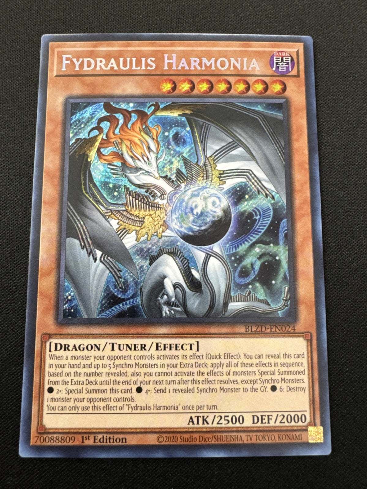 Fydraulis Harmonia - BLZD-EN024 - STARLIGHT RARE - Blazing Dominion - NM/M