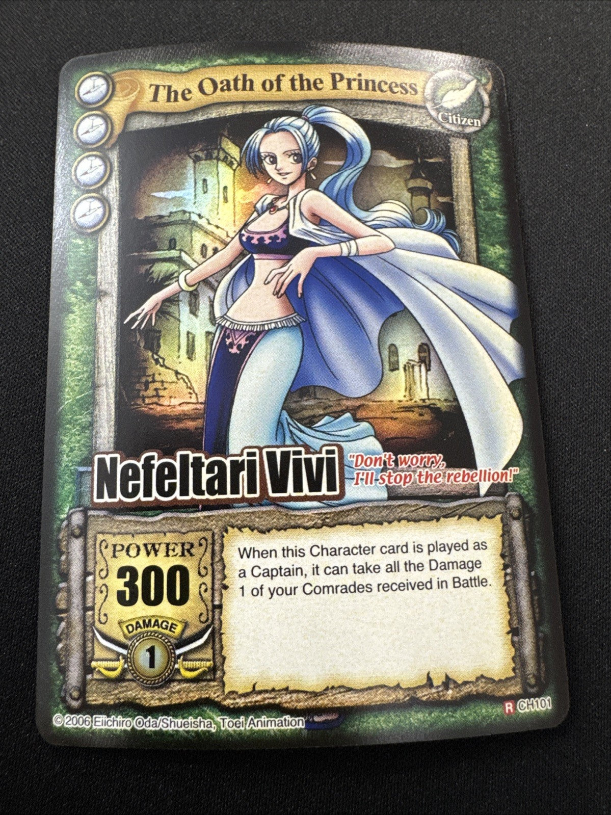 Bandai One Piece CCG Card Nefeltari Vivi The Oath Of The Princess Holo