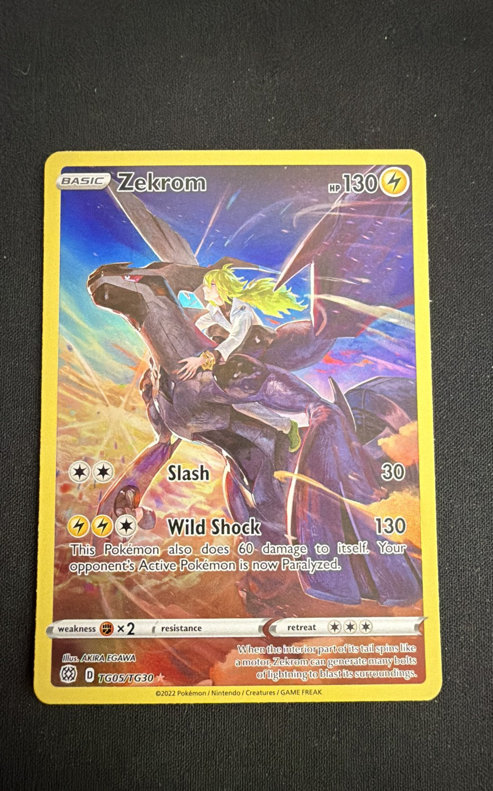 Zekrom TG05/TG30 Swsh09: Brilliant Stars Trainer Gallery Holo