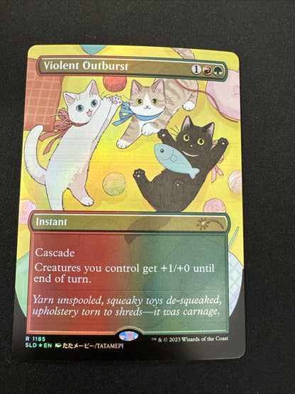 Violent Outburst Secret Lair Drop Foil