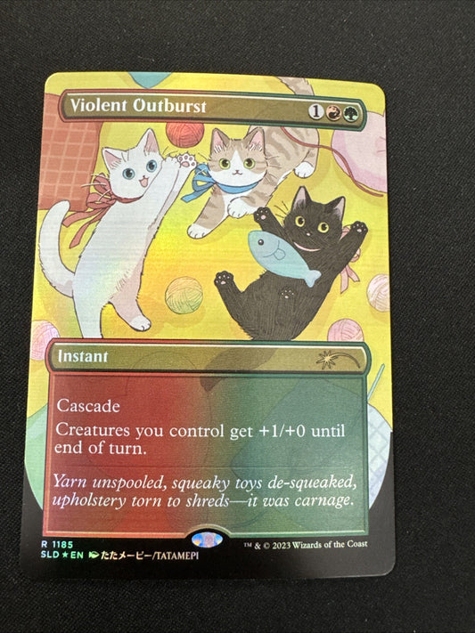 Violent Outburst Secret Lair Drop Foil