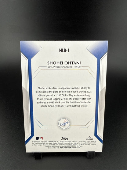 2026 Topps Collector Kit - Shohei Ohtani #MLB-1 Wave Foil