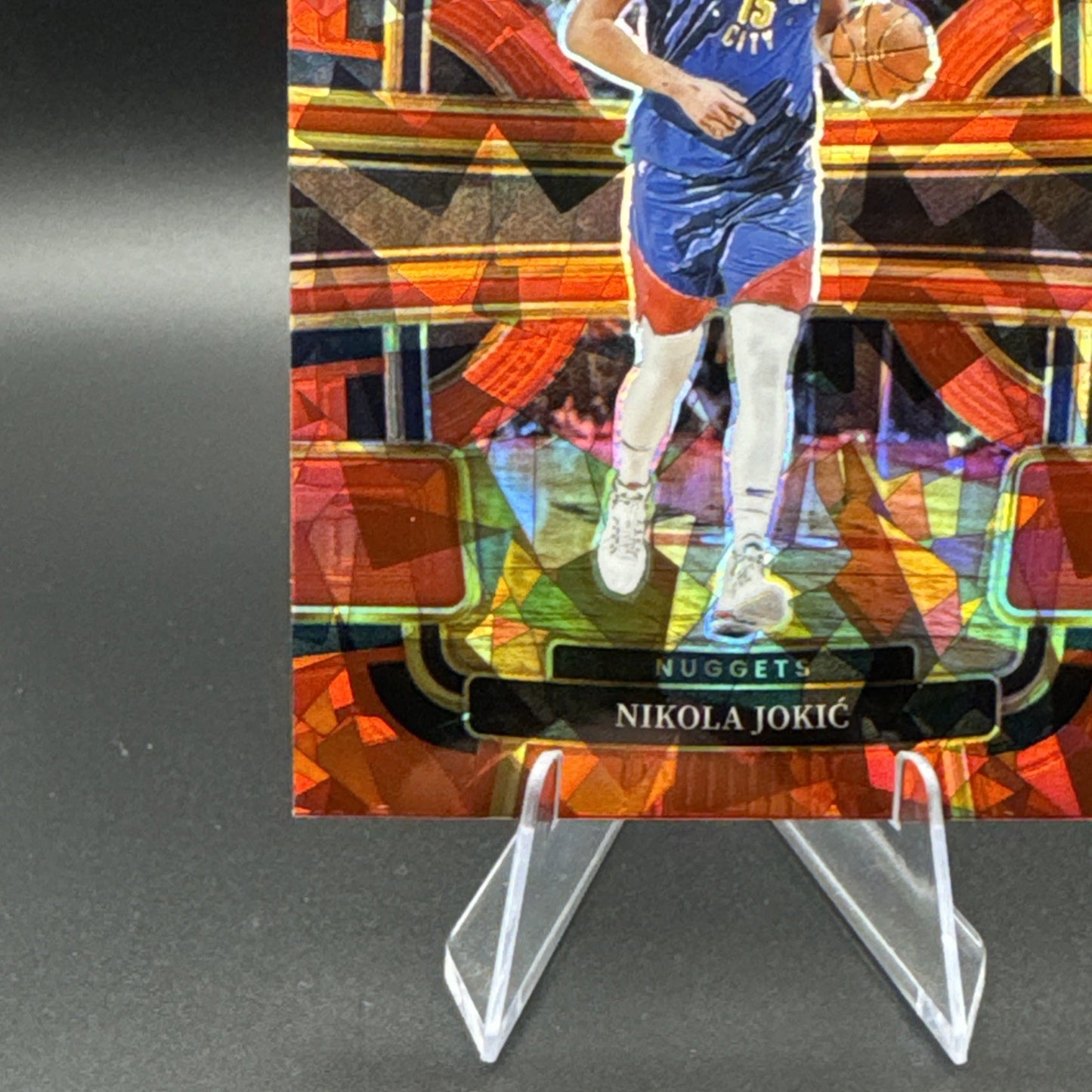 2023-24 Select Nikola Jokic Red Cracked Ice Prizm #32 Concourse