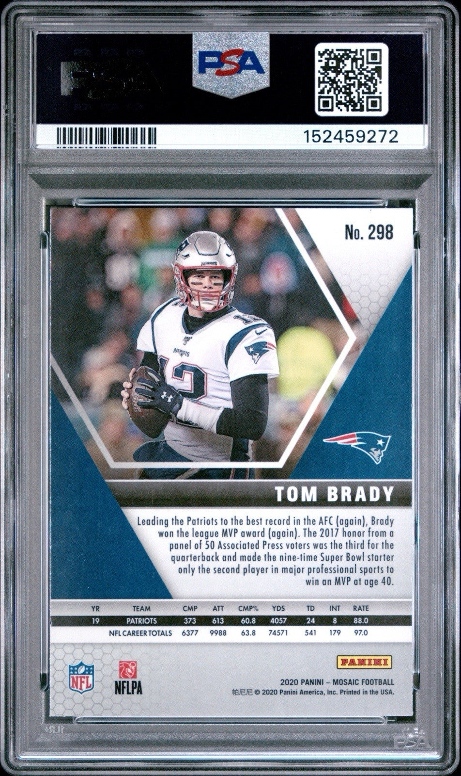 2020 Panini Mosaic - MVPs Tom Brady #298