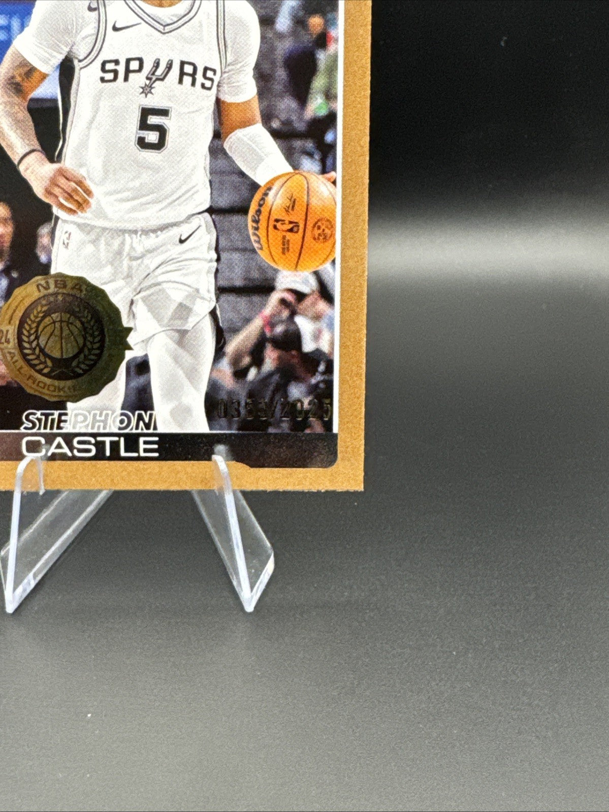 2025-26 Topps Stephon Castle #197 All Rookie Team San Antonio Spurs 353/2025