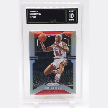 2019 PANINI PRIZM #3 DENNIS RODMAN Silver Prizm BULLS HOF GMA 10