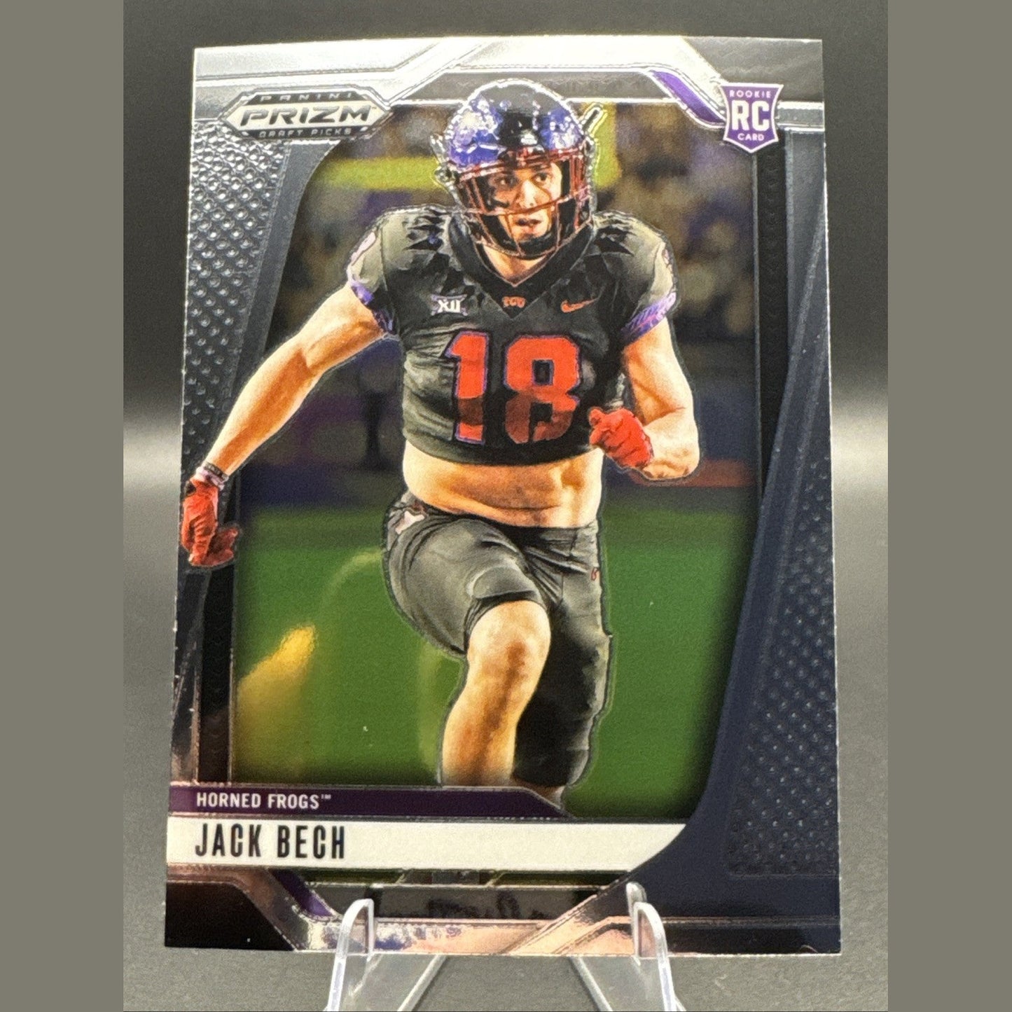 2025 Panini Prizm Draft Football Card #118 Silver Rookie Jack Bech