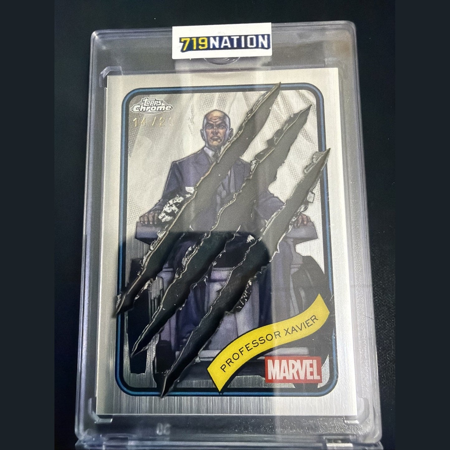 Topps Chrome Marvel Professor Xavier Clawed Variation 2025 14/20