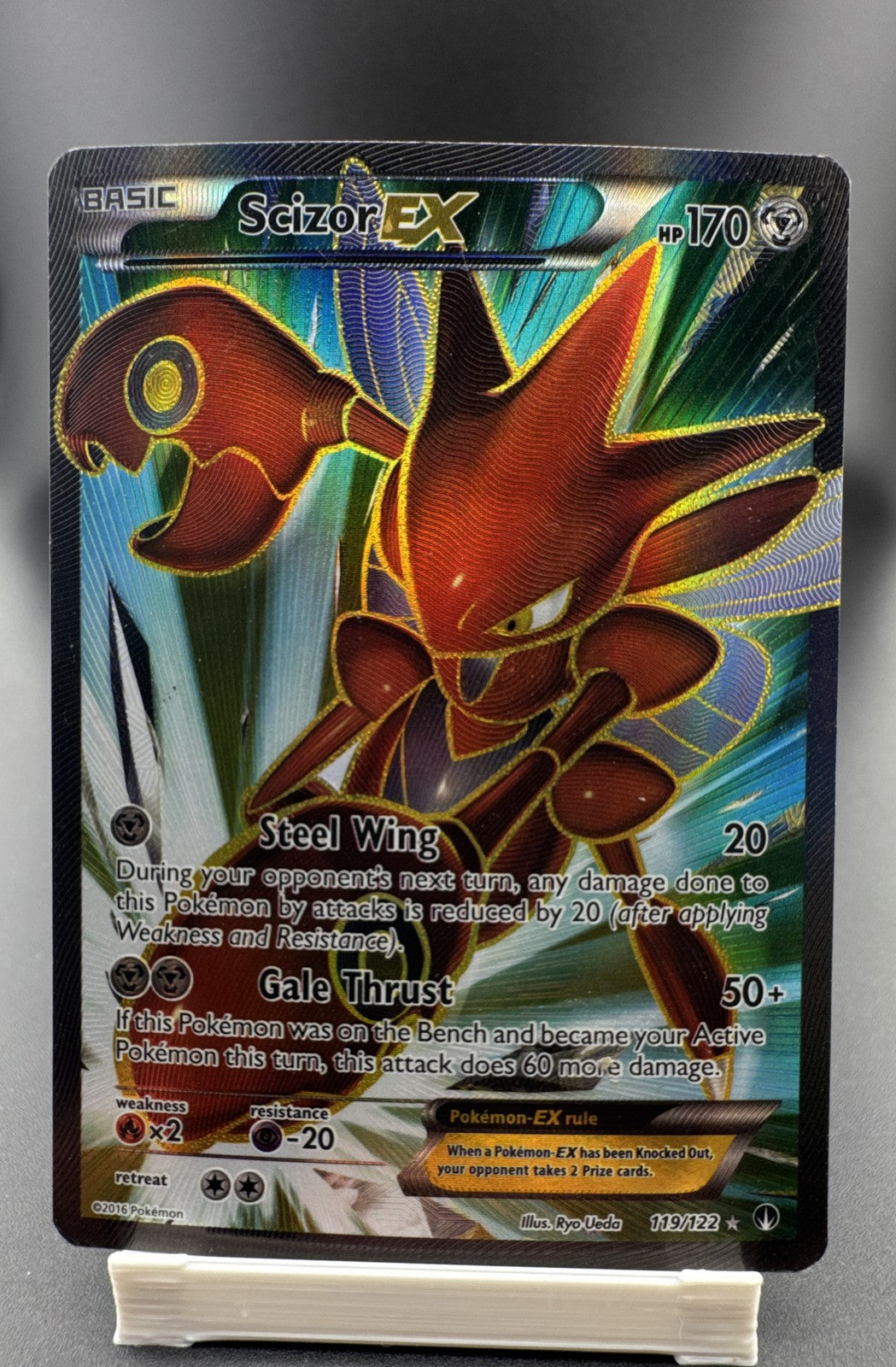 Scizor EX (Full Art) 119/122 Breakpoint Holo