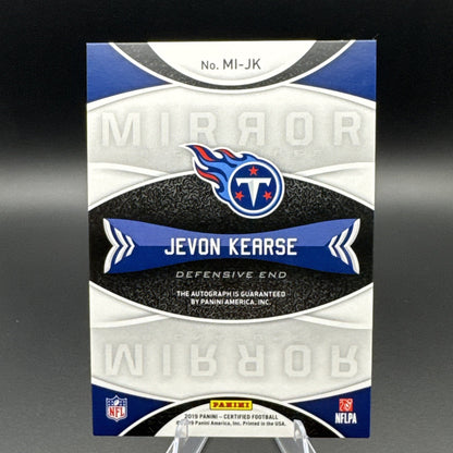 2019 Panini Certified - Signatures Jevon Kearse #MI-JK Mirror Blue 20/60 Auto