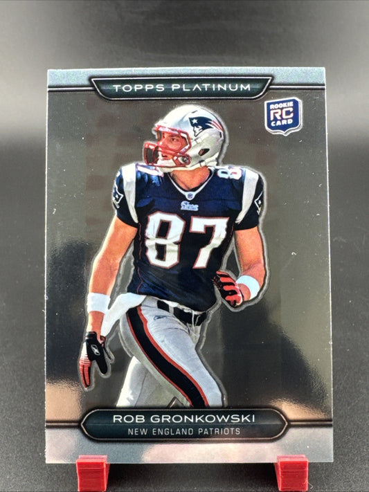 2010 Rob Gronkowski Topps Platinum #122 Rookie Card RC