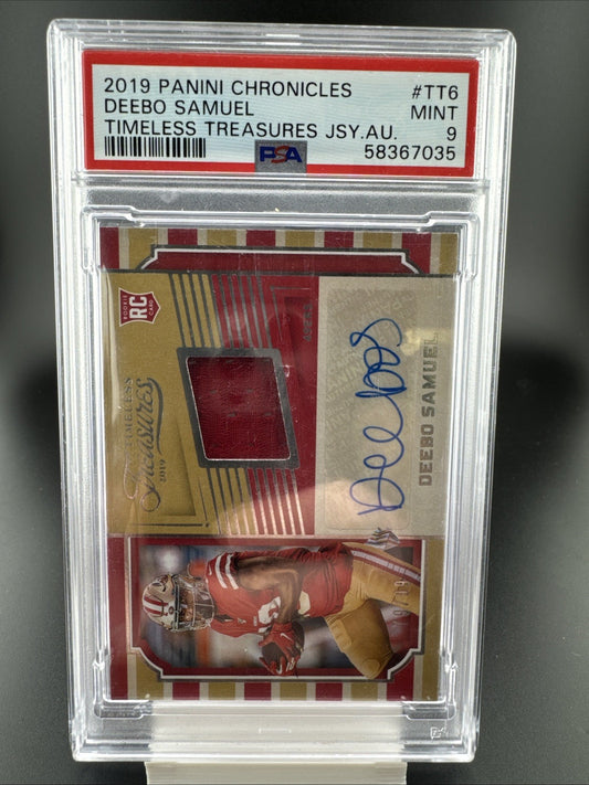 2019 Panini Chronicles - Timeless Treasures Jersey Autographs Deebo Samuel #TT6
