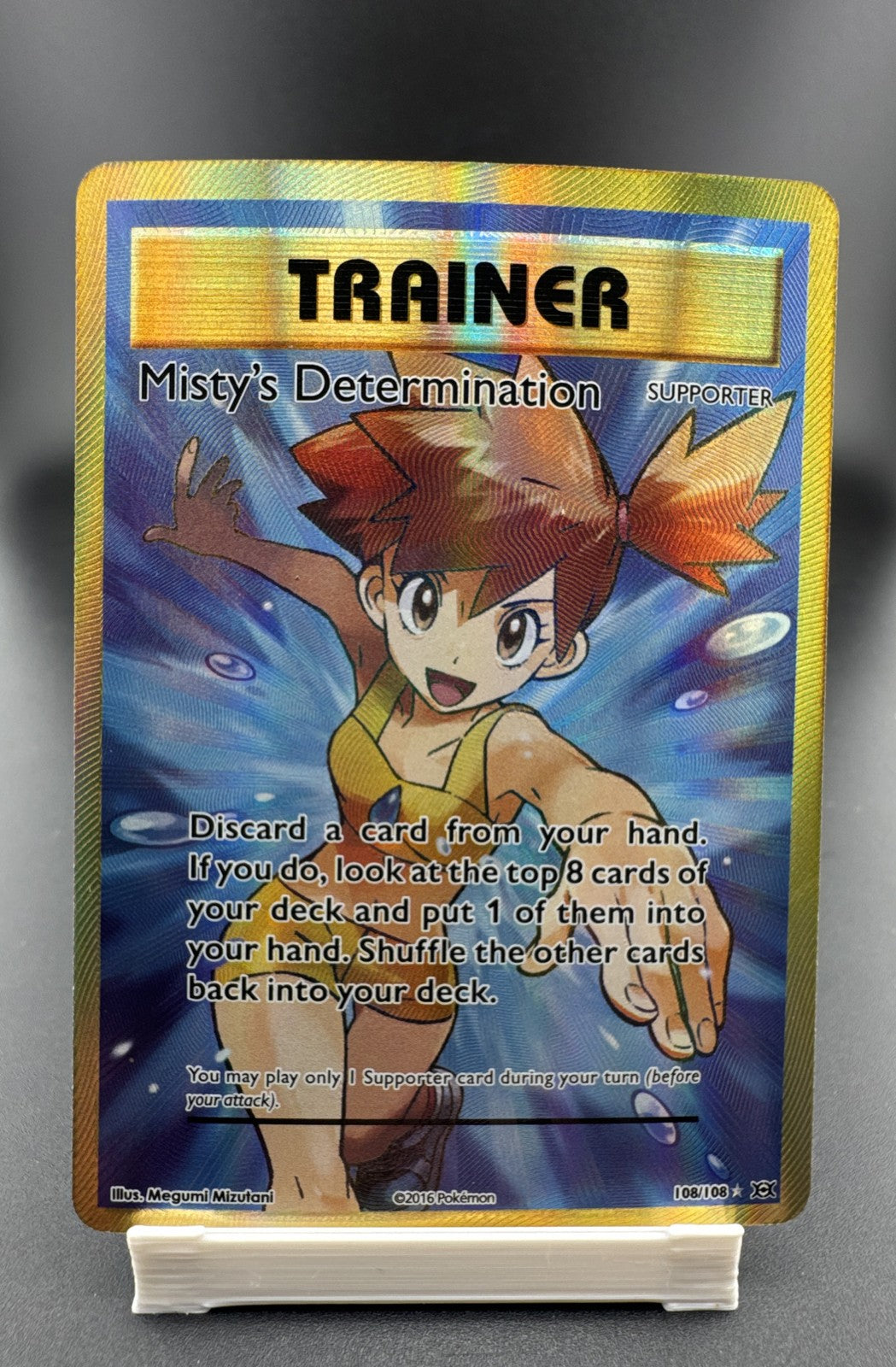 Misty's Determination (Full Art) 108/108 Evolutions Holo