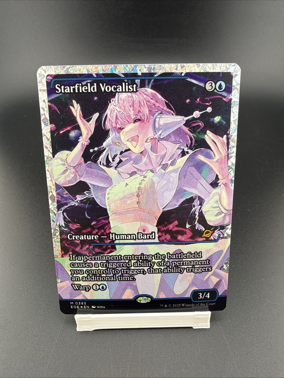 MTG Edge Of Eternities STARFIELD VOCALIST Showcase Fracture Foil NM 0385