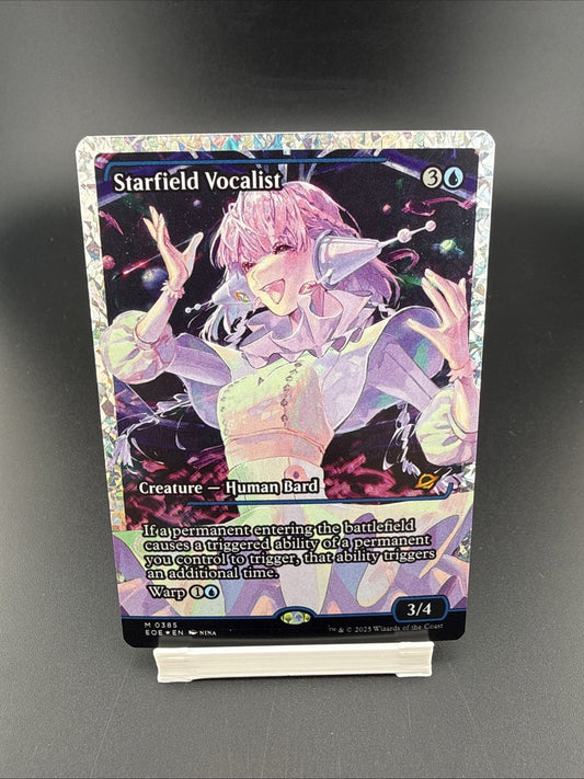 MTG Edge Of Eternities STARFIELD VOCALIST Showcase Fracture Foil NM 0385