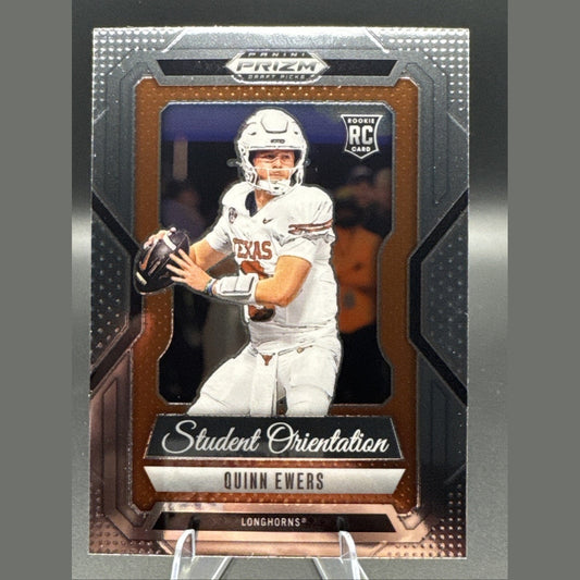 2025 Prizm Draft Picks "Student Orientation" Quinn Ewers Rc NM Miami Dolphins #6