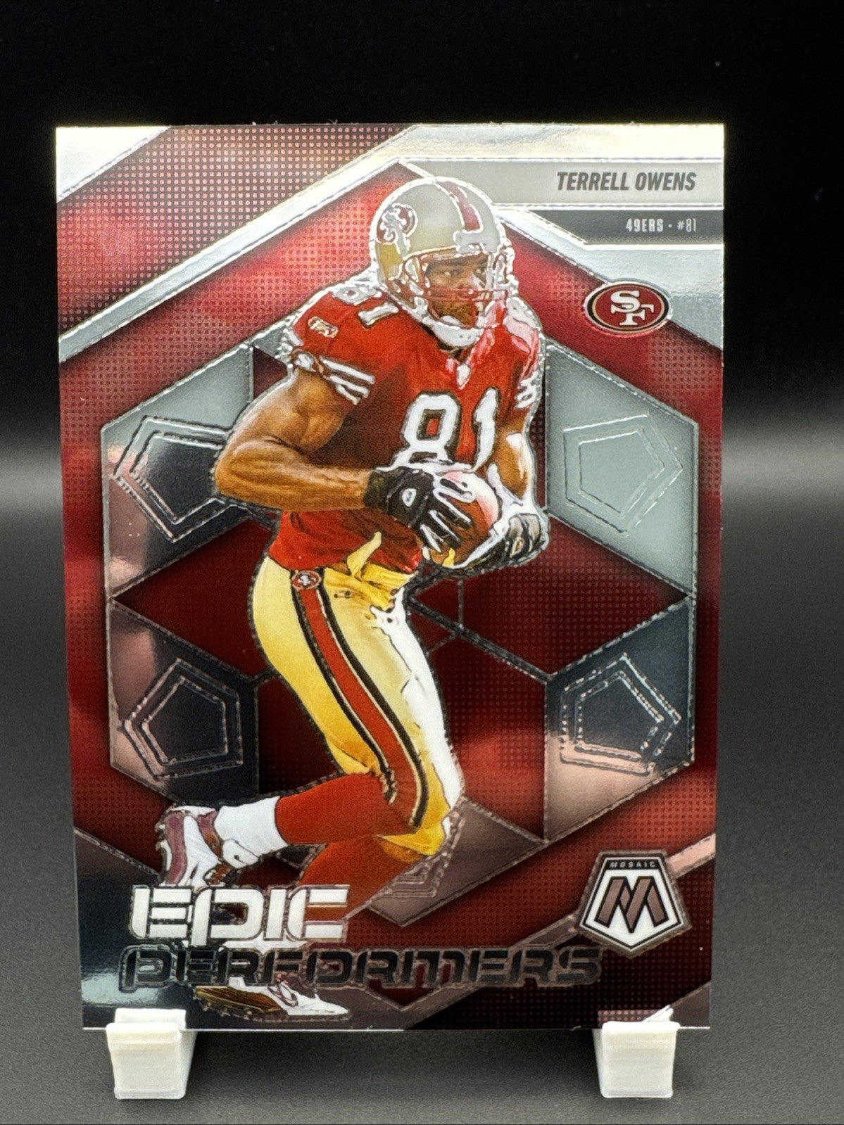 Terrell Owens-2025 Panini Mosaic Epic Performers #18 San Francisco 49ers