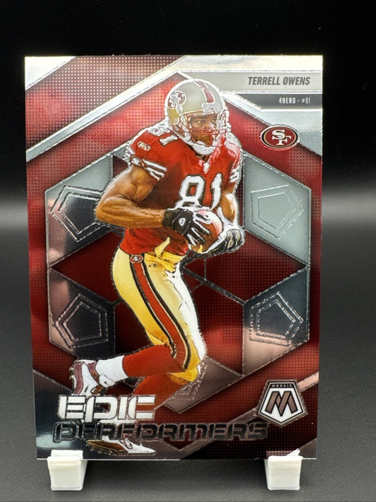 Terrell Owens-2025 Panini Mosaic Epic Performers #18 San Francisco 49ers