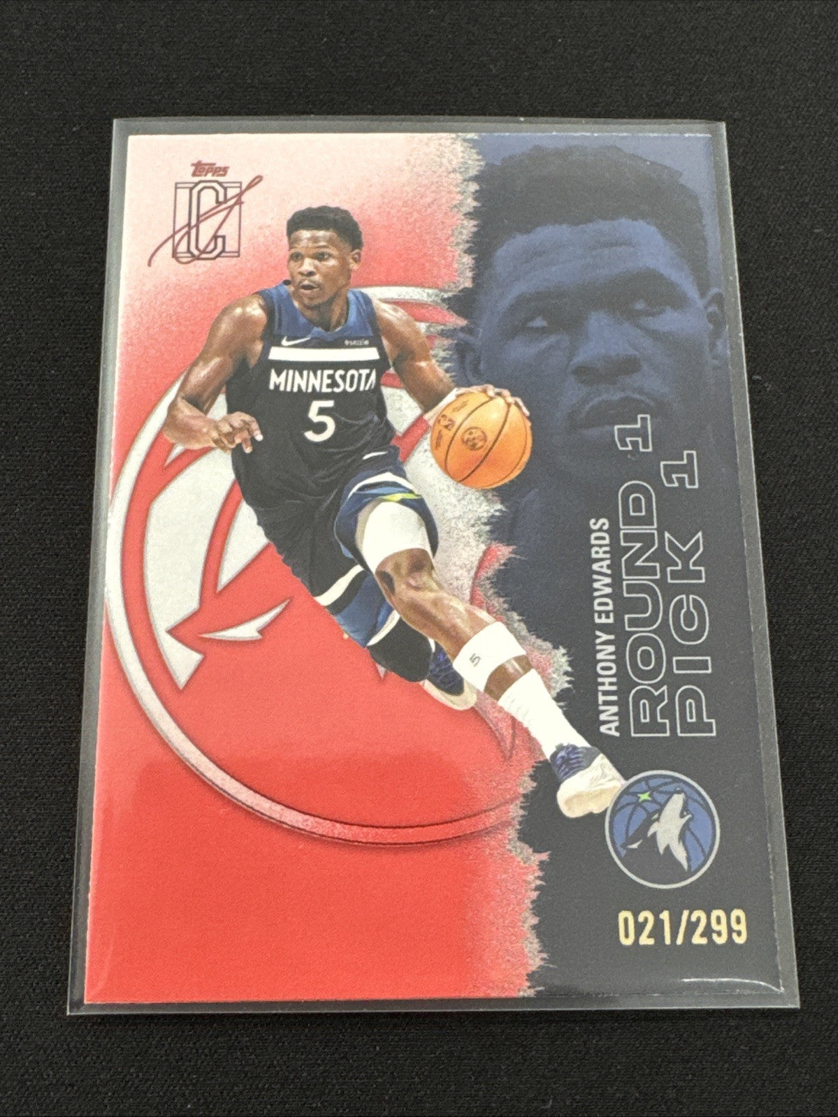 2025-26 Topps Signature Signature Class Anthony Edwards /299 Timberwolves