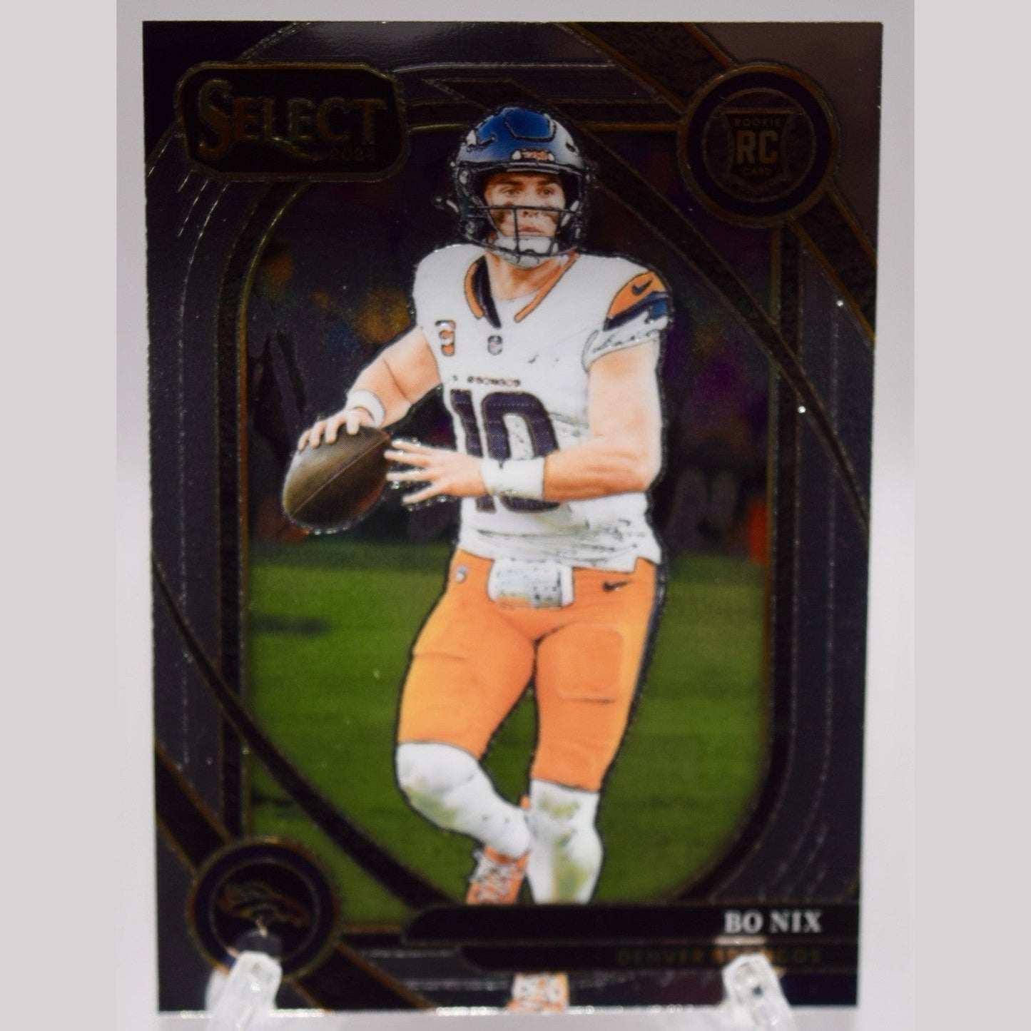 2024 Panini Select Club #221 Bo Nix Denver Broncos RC
