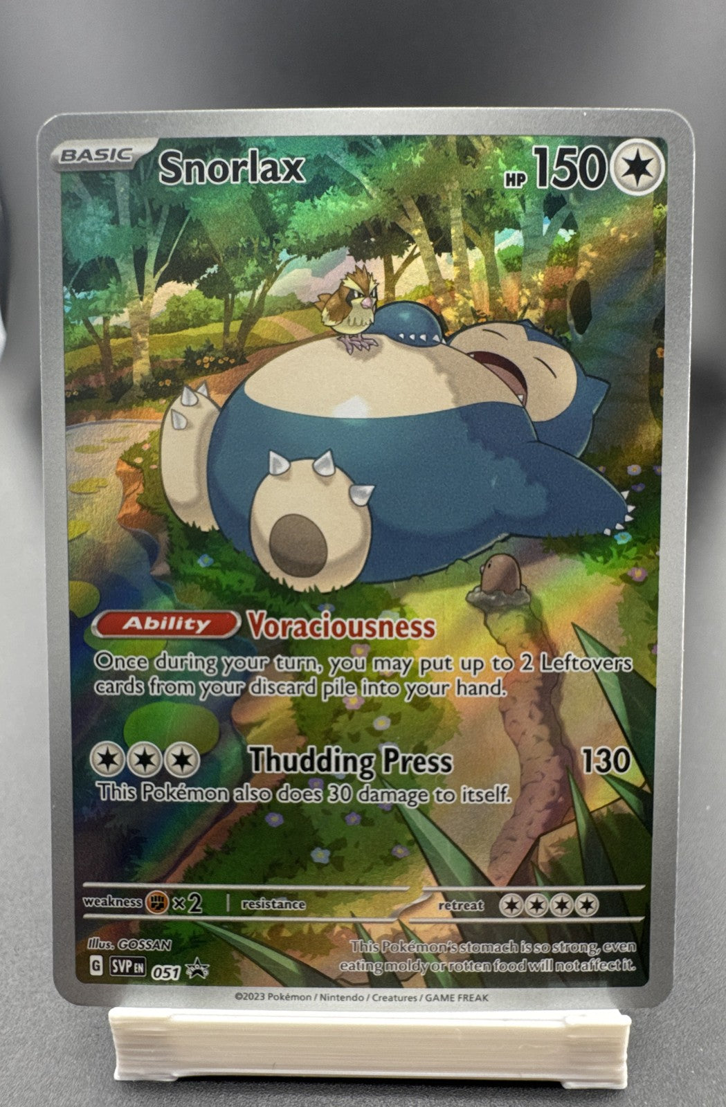 Snorlax - 051 (Pokemon Center Exclusive) 051 Sv: Scarlet & Violet