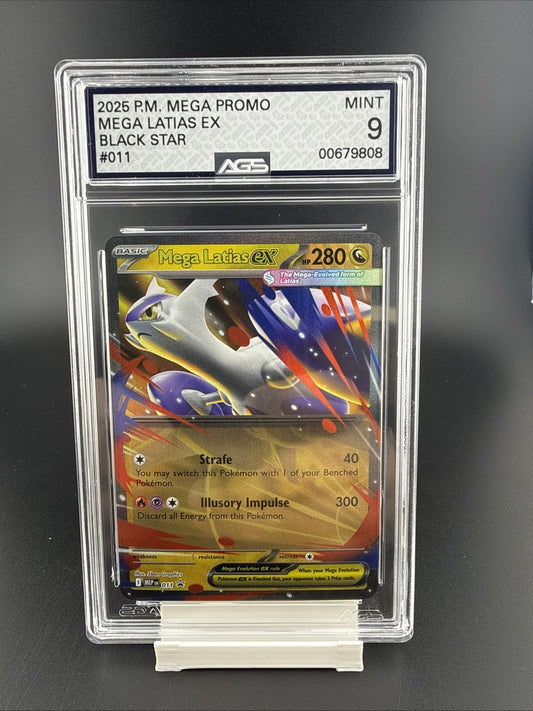 Pokémon Mega Latias EX Me: Mega Evolution Promo 011 Holo AGS 9