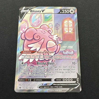 pokemon chilling reign blissey v 183/198