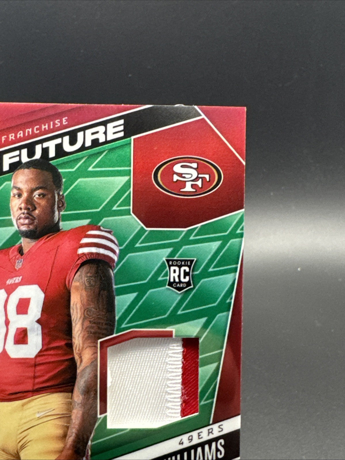 Mykel Williams 2025 Panini Phoenix Franchise Future Patch Green 90/99  #FFM-MWS