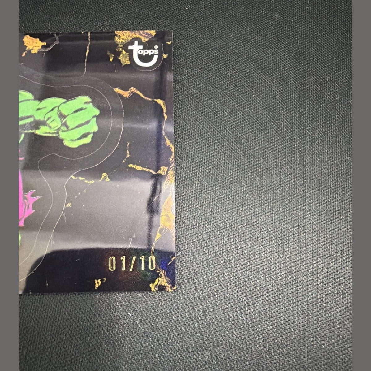 2025 Topps Comic Book Heroes Golden Anniversary Hulk #41 Black 1/10