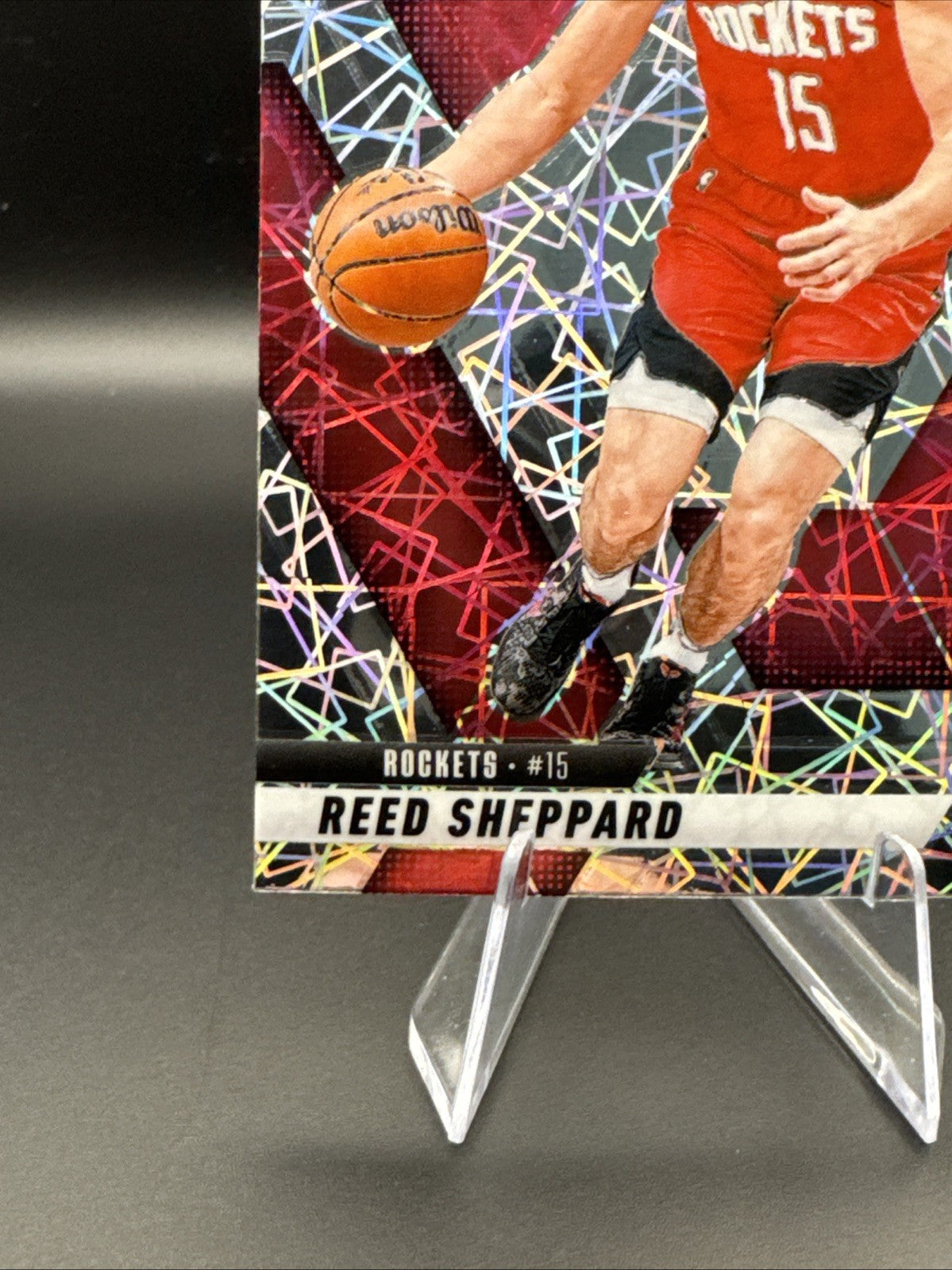 #249 2024-25 Mosaic LAZER Reed Sheppard RC Rockets