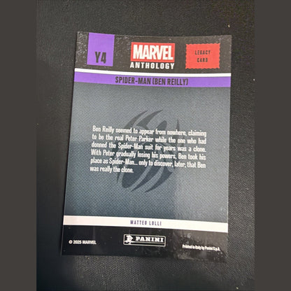 2025 Panini Marvel Anthology - Legacy Card - Spider-Man - Y4