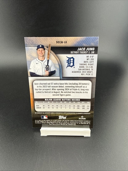 Jace Jung Autograph RC 2025 Topps Stadium Club #SCCA-JJ