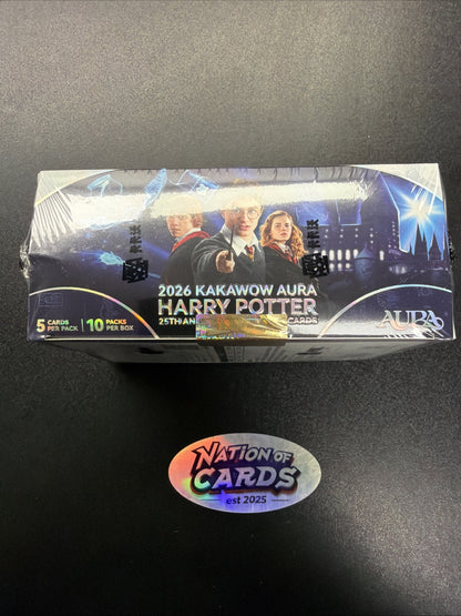 2026 Kakawow Aura Harry Potter 25th Anniversary Hobby Box