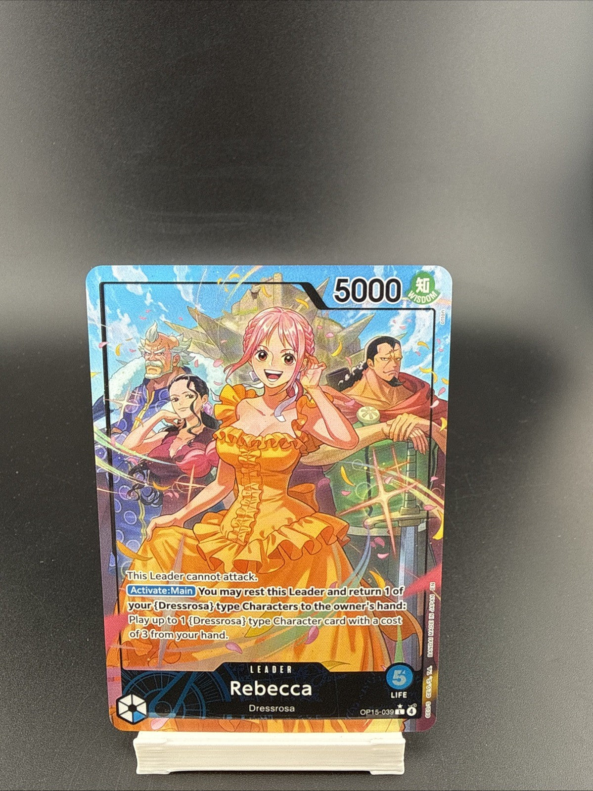 Rebecca Alt Art Leader OP15 039 One Piece TCG Adventure on Kami’s Island