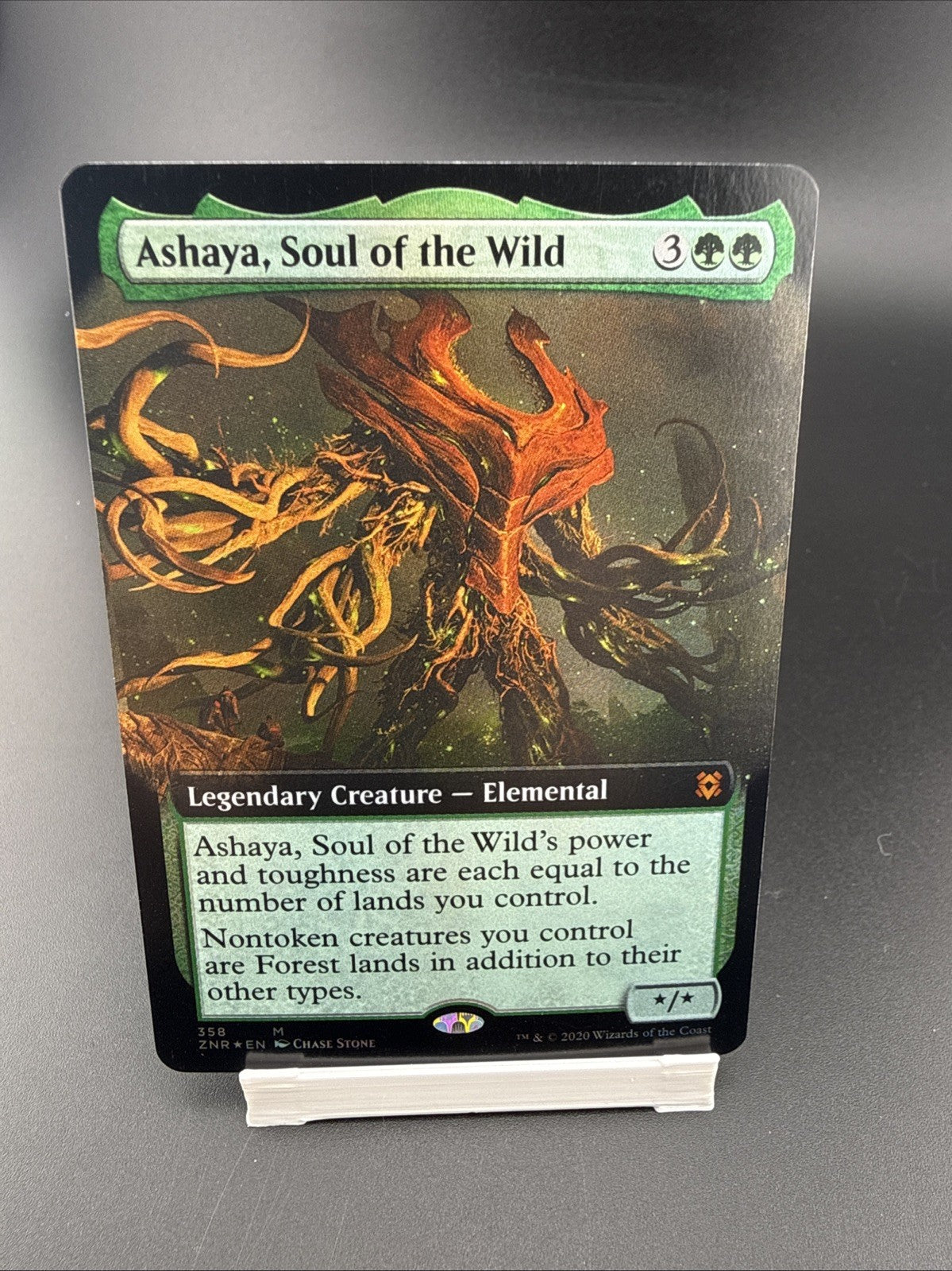 Ashaya, Soul of the Wild (ZNR Extended Art Foil)