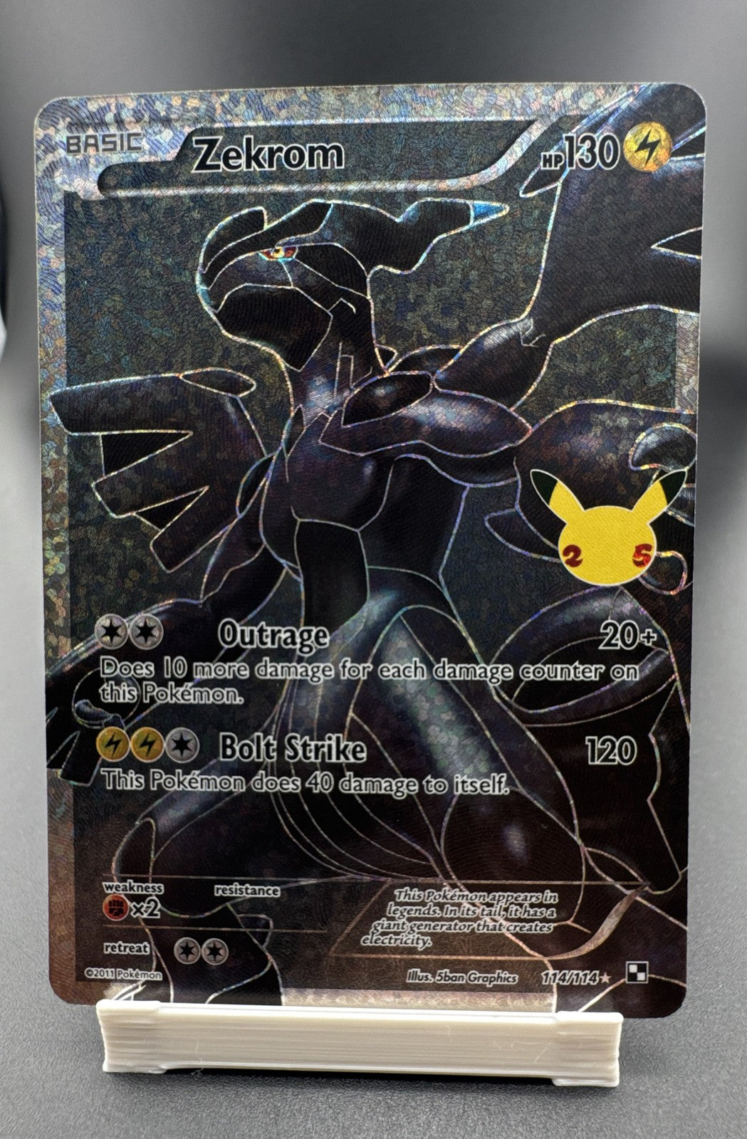 Zekrom 114/114 Celebrations: Classic Collection Holo