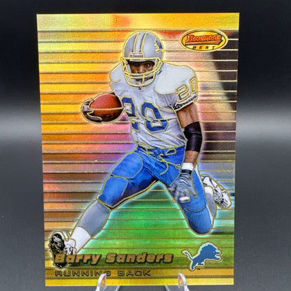 1999 Bowman Best #50  Barry Sanders Detroit Lions  61/400