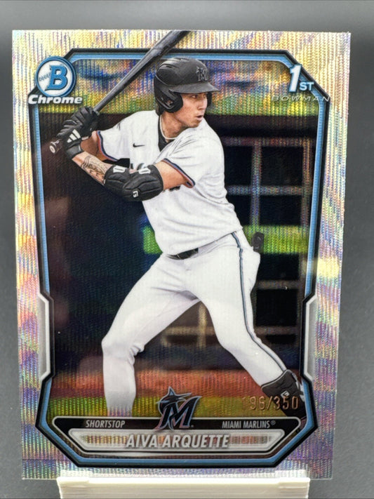 2026 Bowman Aiva Arquette 1st Bowman Wave Refractor 196/350