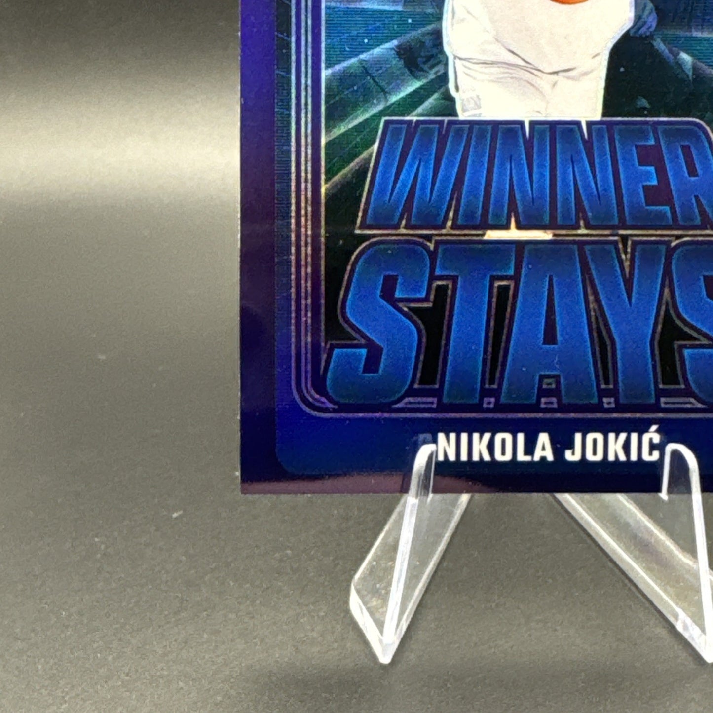 Nikola Jokic Purple Prizm Winner Stays 2024-25 Panini Donruss Optic #6
