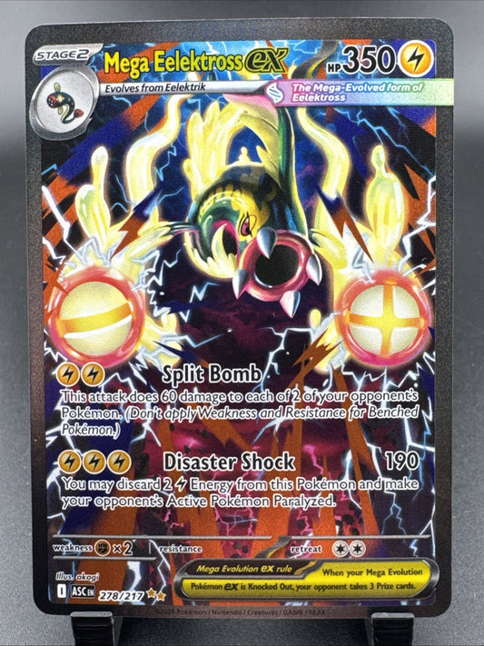 Mega Eelektross ex 278/217 Me: Ascended Heroes Holo