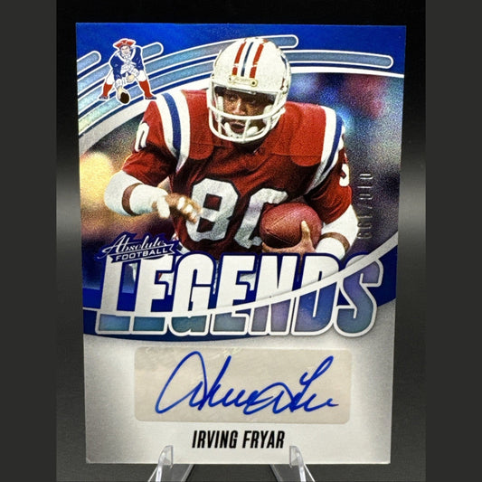 2025 Panini Absolute Legends Irving Fryar Autograph #ALS-IFR #10/199