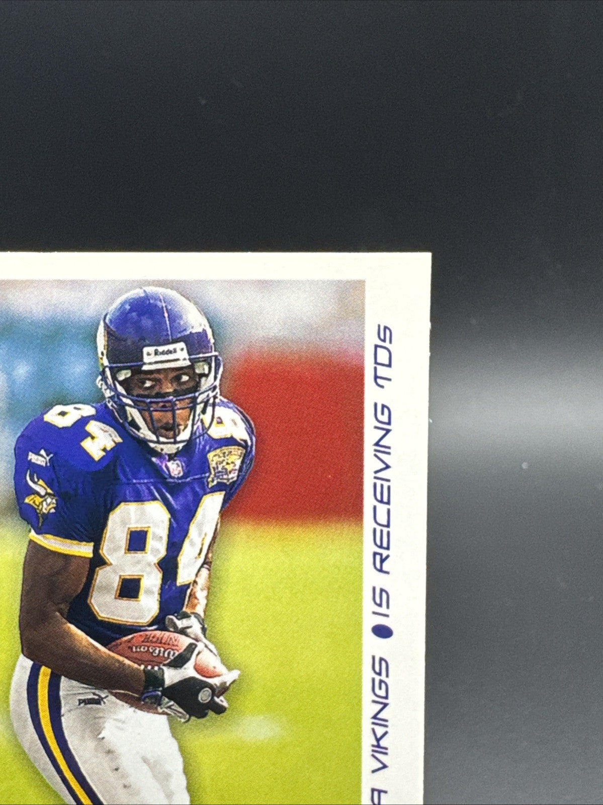 2001 Fleer Ultra Randy Moss Quick Strike Insert 8 QS Minnesota Vikings