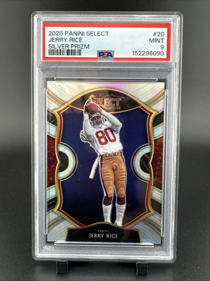 2020 Panini Select - Concourse Jerry Rice #20 Silver Prizm