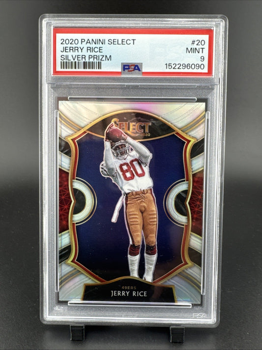 2020 Panini Select - Concourse Jerry Rice #20 Silver Prizm