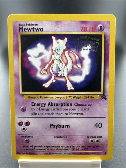 Pokémon Mewtwo WB Presents Promo Card 70 HP Psyburn LV60 #150