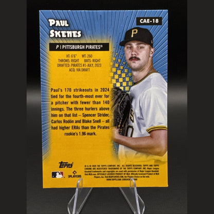 Paul Skenes 2025 Topps Chrome ALL-ETCH refractor Pirates #CAE-18