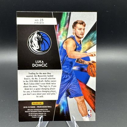 2018-19 PRIZM LUKA DONCIC FRESHMAN PHENOM SILVER PRIZM #23 ROOKIE